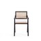 Manhattan Comfort Hamlet Dining Arm Chair in Black and Natural Cane DCCA09-BK - alternate 6